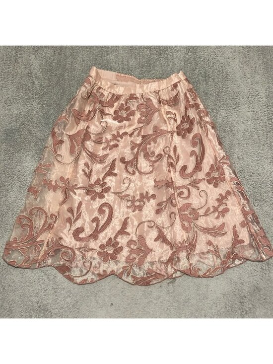 Maeve Dresses & Skirts - VGC Maeve Shannon Skirt Embroidered Layered Full Delicate Fairy Skirt - Size M